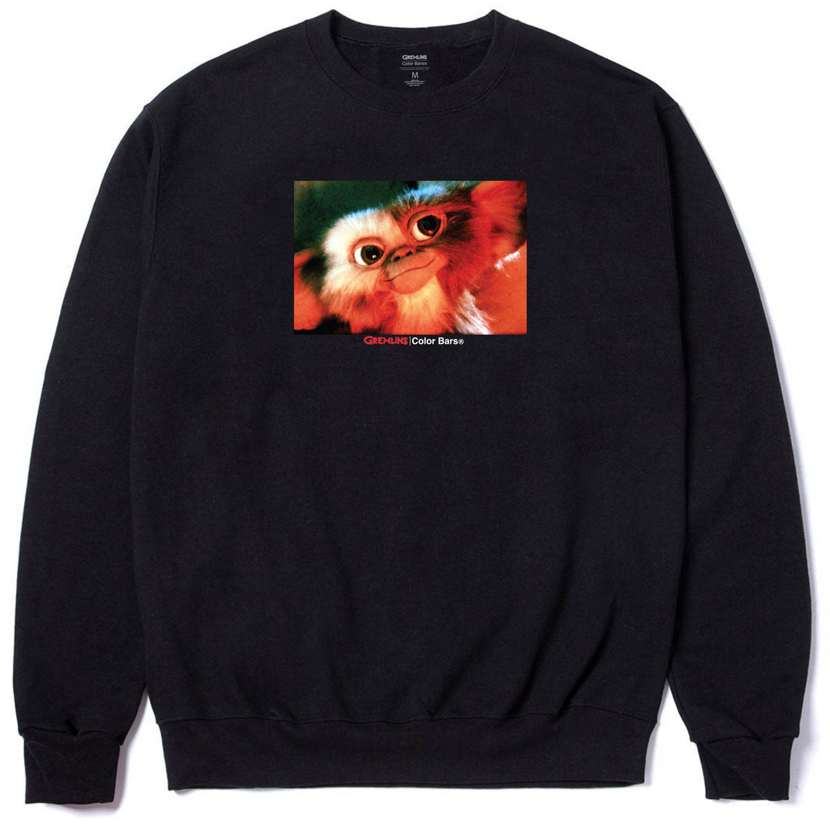 Color Bars x Gremlins Coming Soon Crew Sweatshirt - Black image 2
