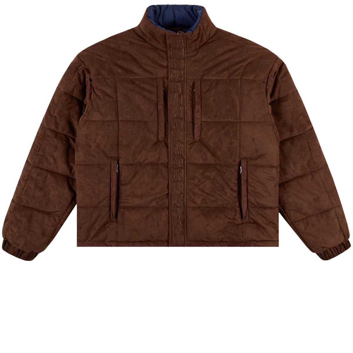 Bronze 56k Faux Suede Puffer Jacket - Brown image 1