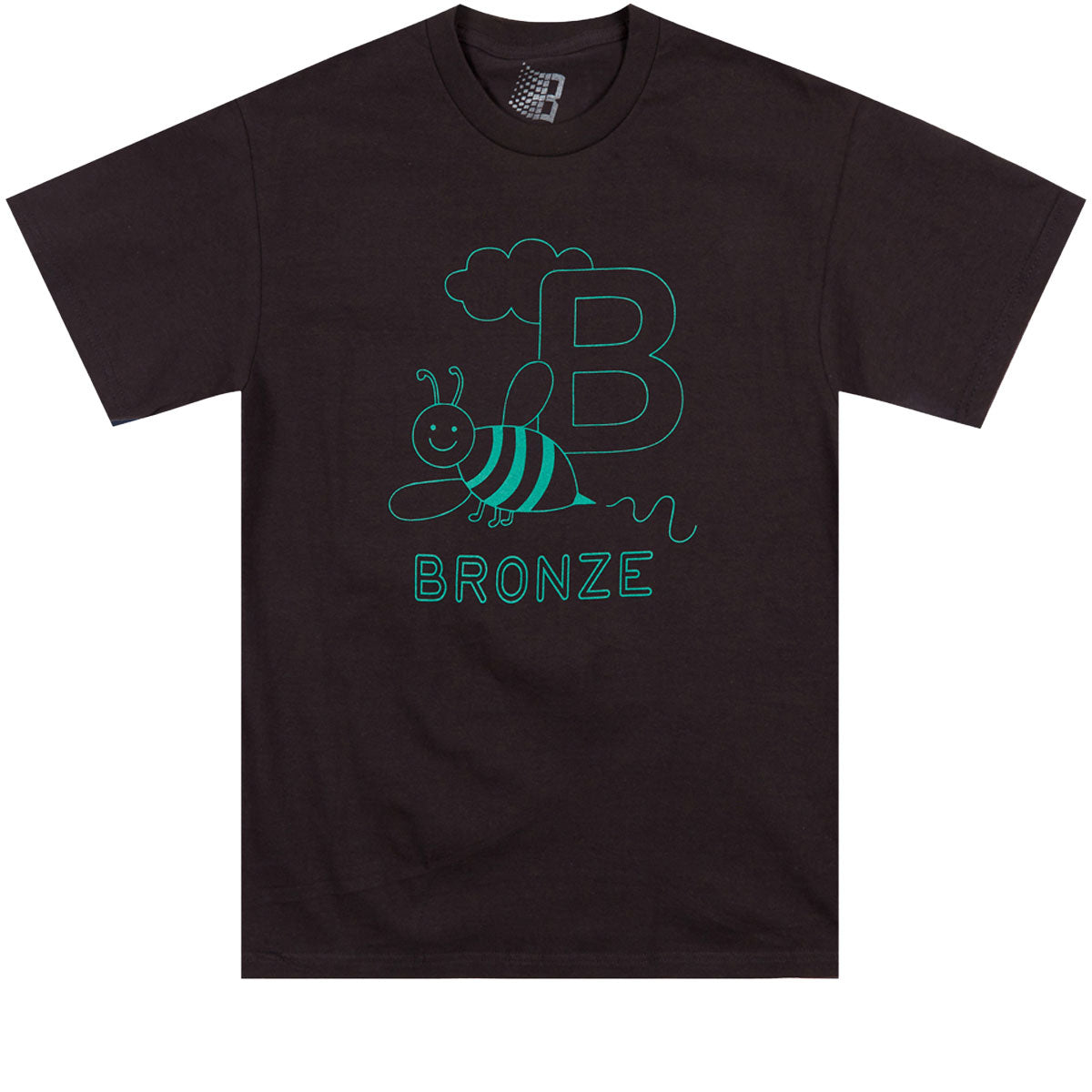 Bronze 56k B Is For Bronze T-Shirt - Black image 1