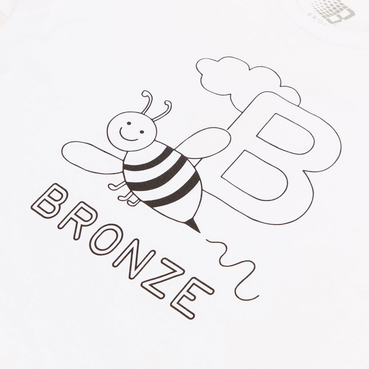Bronze 56k B Is For Bronze T-Shirt - White image 2