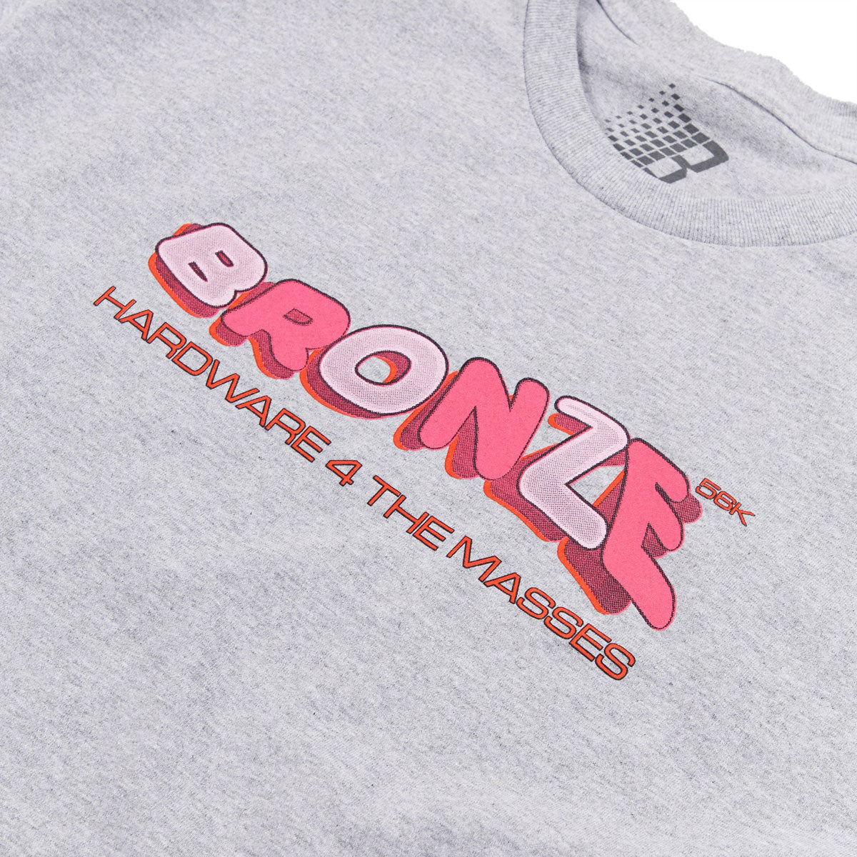Bronze 56k Blaze T-Shirt - Heather Grey image 2