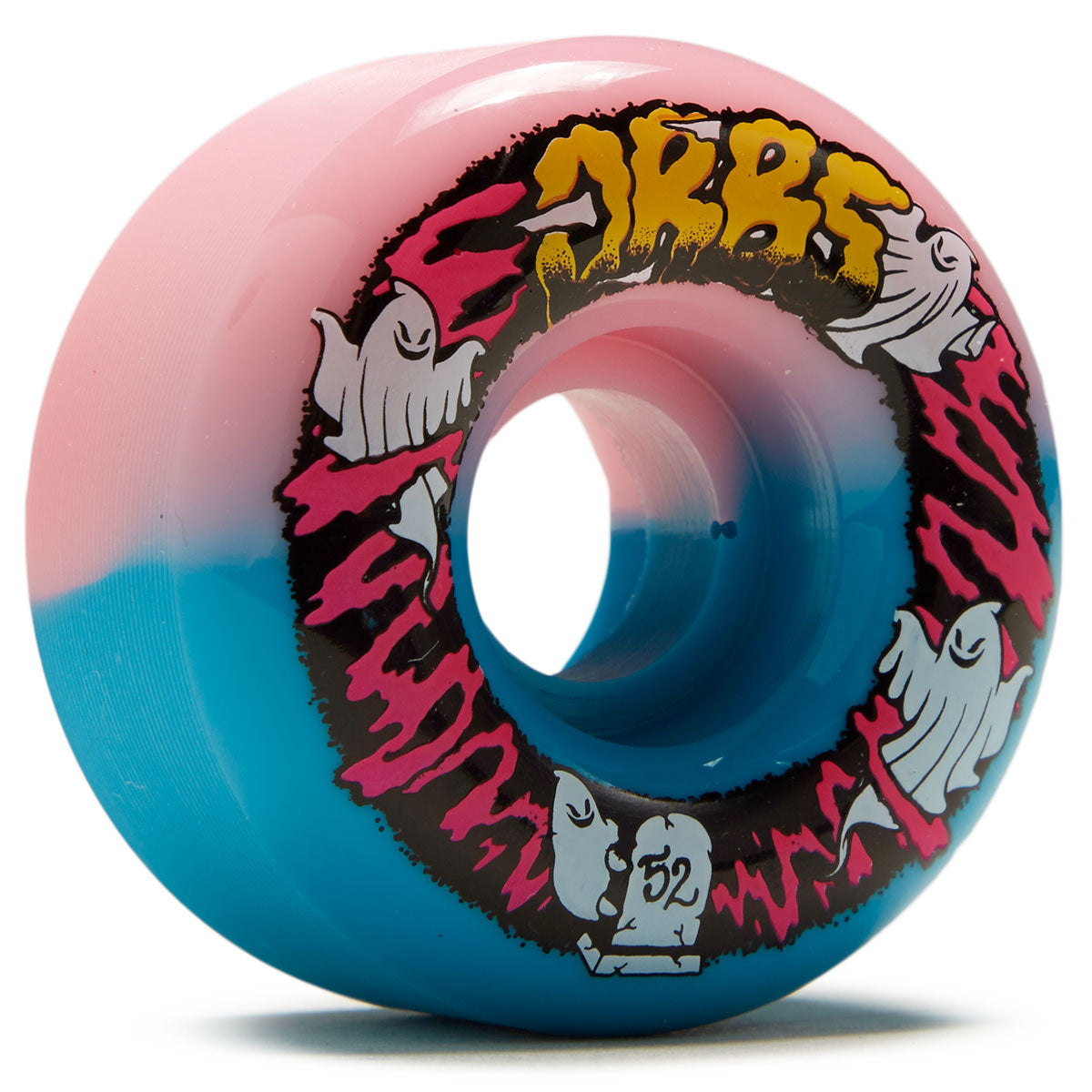 Welcome Orbs Apparitions '23 Round 99A Skateboard Wheels - Pink/Blue Split - 52mm image 1