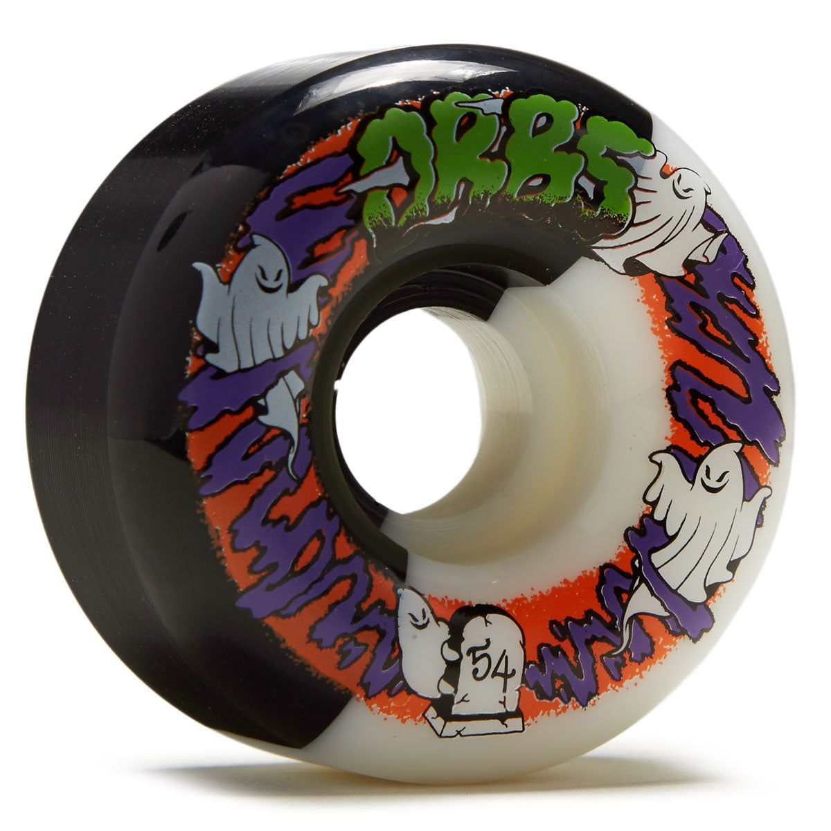Welcome Orbs Apparitions '23 Round 99A Skateboard Wheels - Black/White Split - 54mm image 1