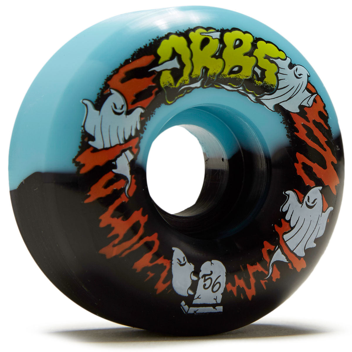 Welcome Orbs Apparitions '23 Round 99A Skateboard Wheels - Black/Blue Split - 56mm image 1