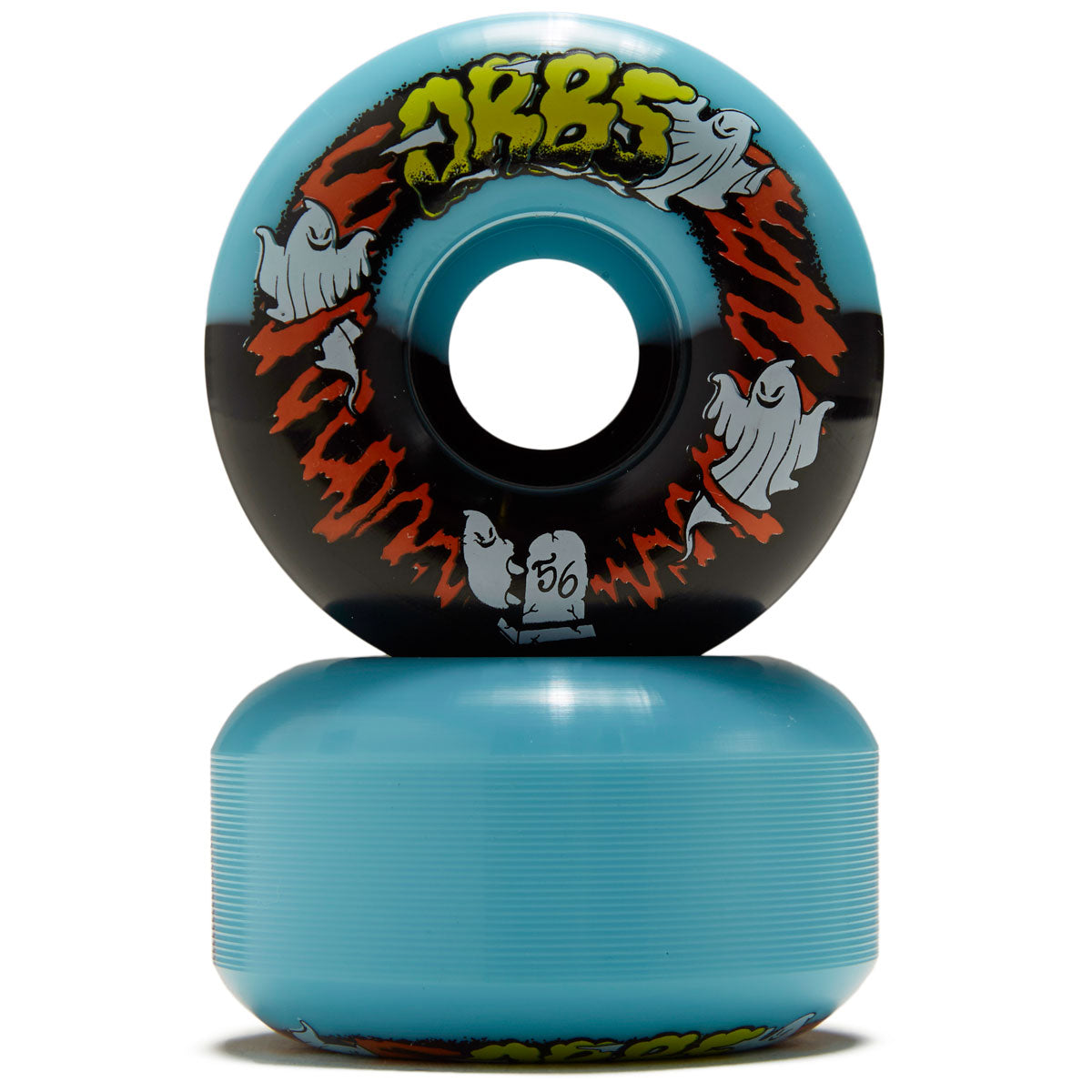 Welcome Orbs Apparitions '23 Round 99A Skateboard Wheels - Black/Blue Split - 56mm image 2