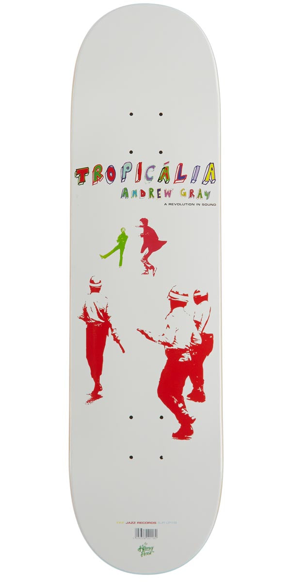 The Killing Floor Gray Tropicalia Skateboard Deck - 8.25