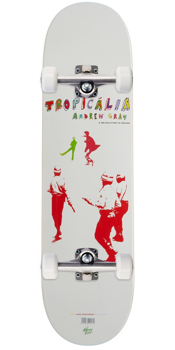 The Killing Floor Gray Tropicalia Skateboard Complete - 8.25