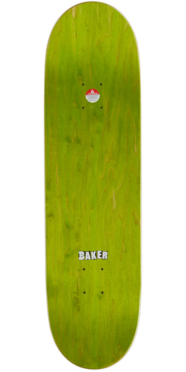 Baker Brand Logo Skateboard Deck - White - 8.60