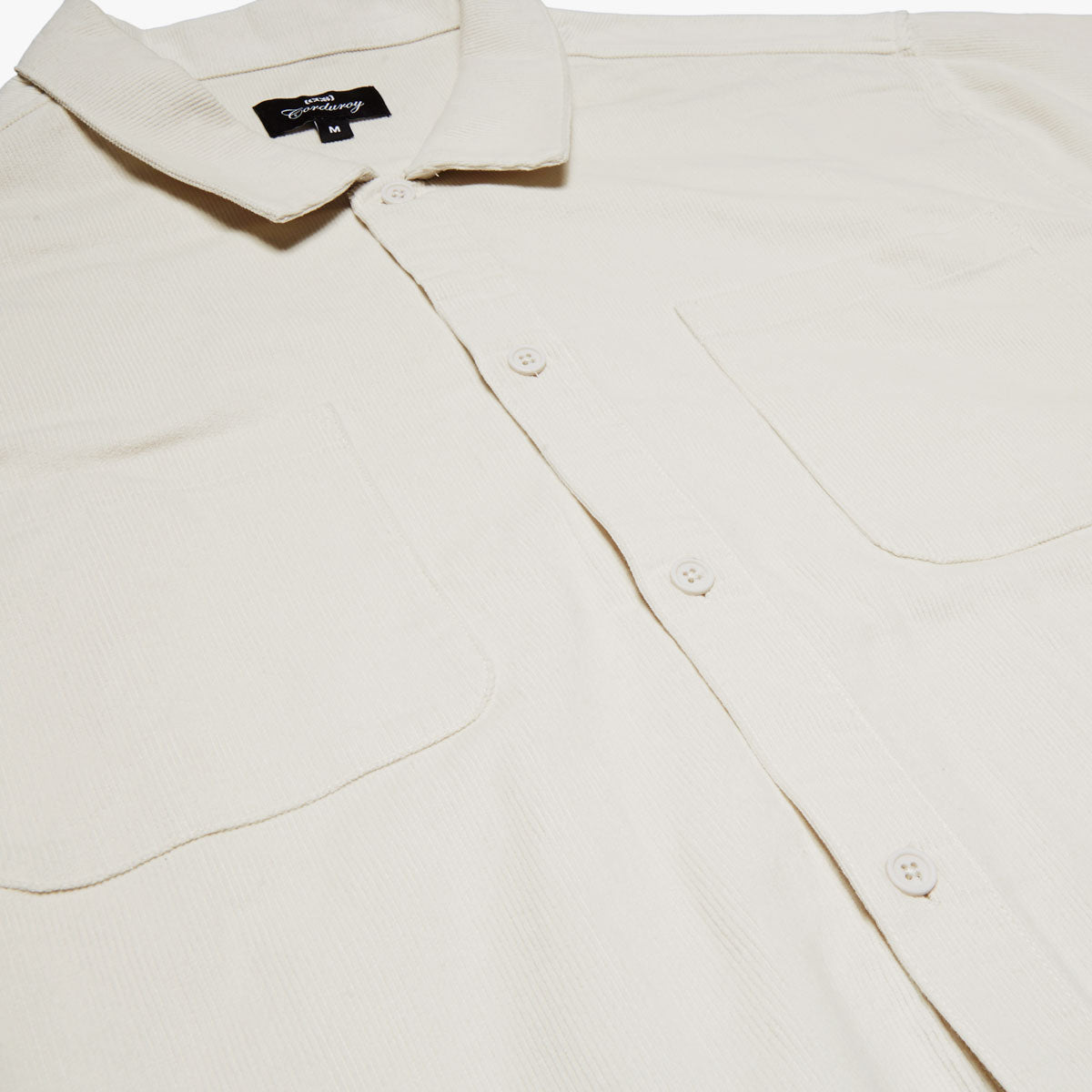 CCS Long Sleeve Corduroy Shirt - Off White image 4