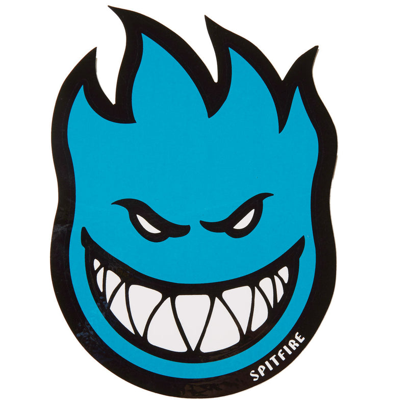 Spitfire Fireball Bighead MD Stickers - Blue
