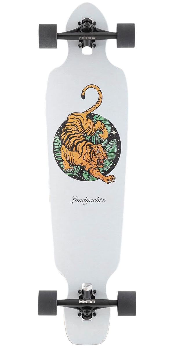 Landyachtz Battle Axe Paper Tiger Pre-Built Longboard Complete image 1