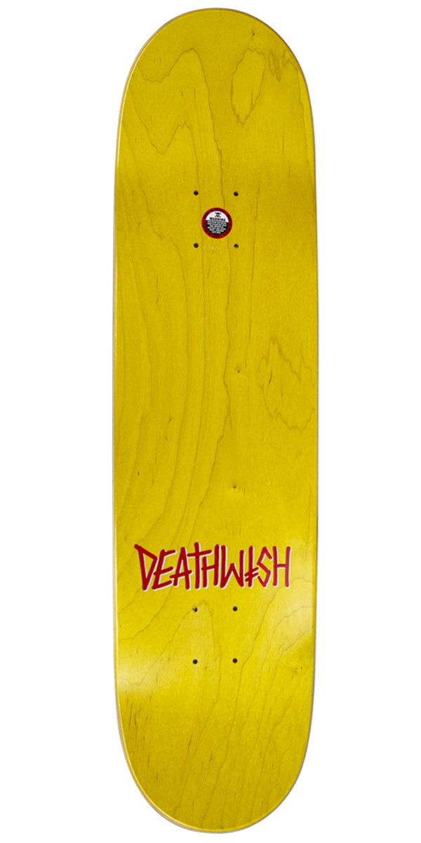 Deathwish Deathspray Skateboard Deck - White/Silver - 8.25