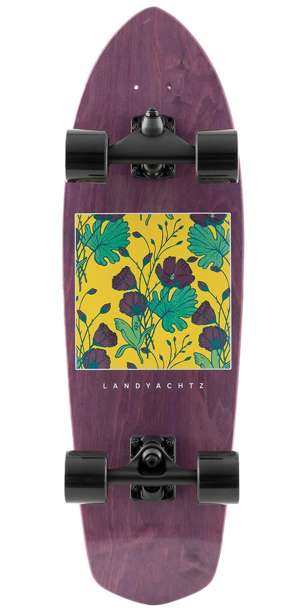 Landyachtz Pocket Knife Botanical Pre-Built Longboard Complete image 1