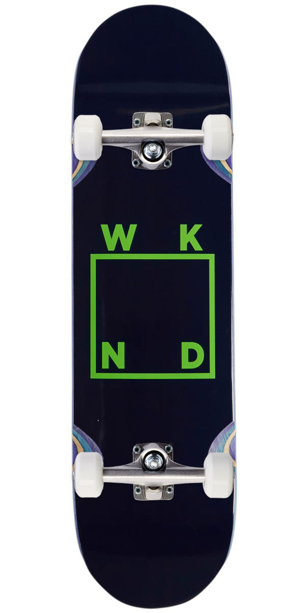 WKND Logo Wheel Wells Skateboard Complete - Navy/Green - 8.25