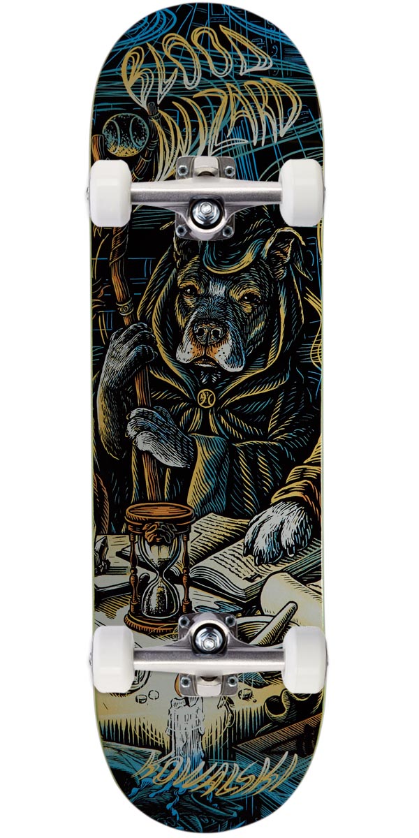 Blood Wizard Kowalski Dogs Skateboard Complete - 8.75