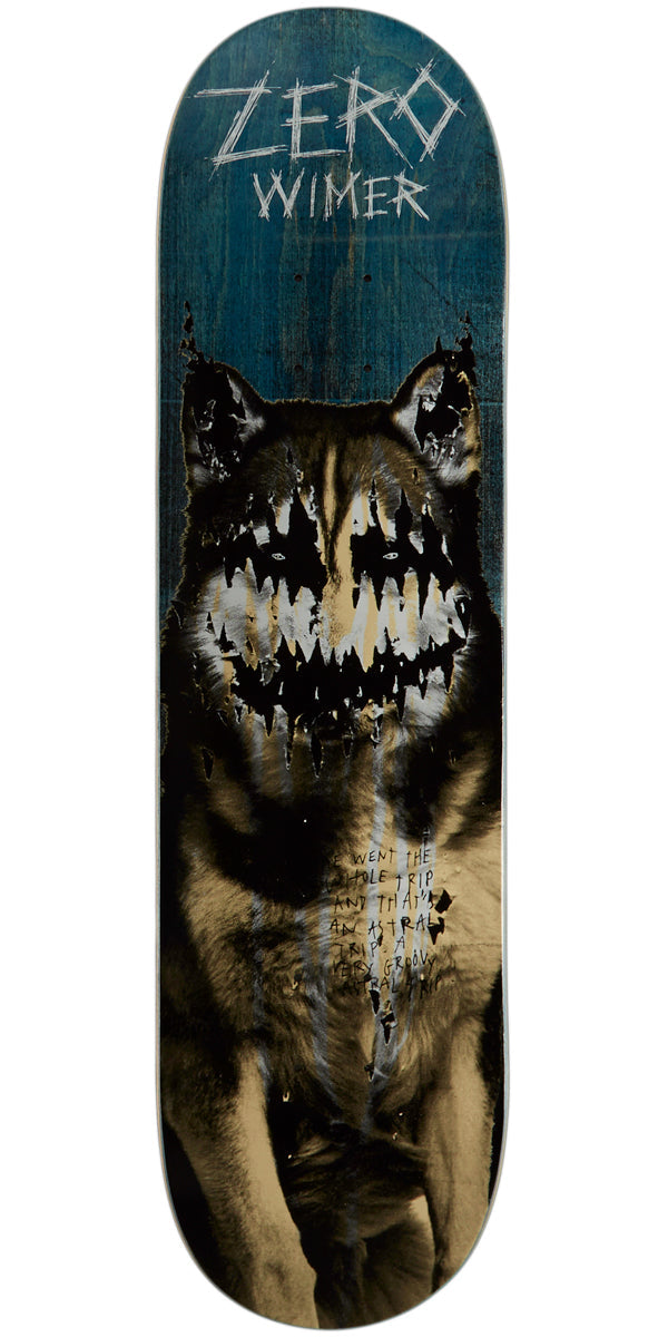 Zero Dog Eat Dog Wimer Skateboard Deck - 8.25