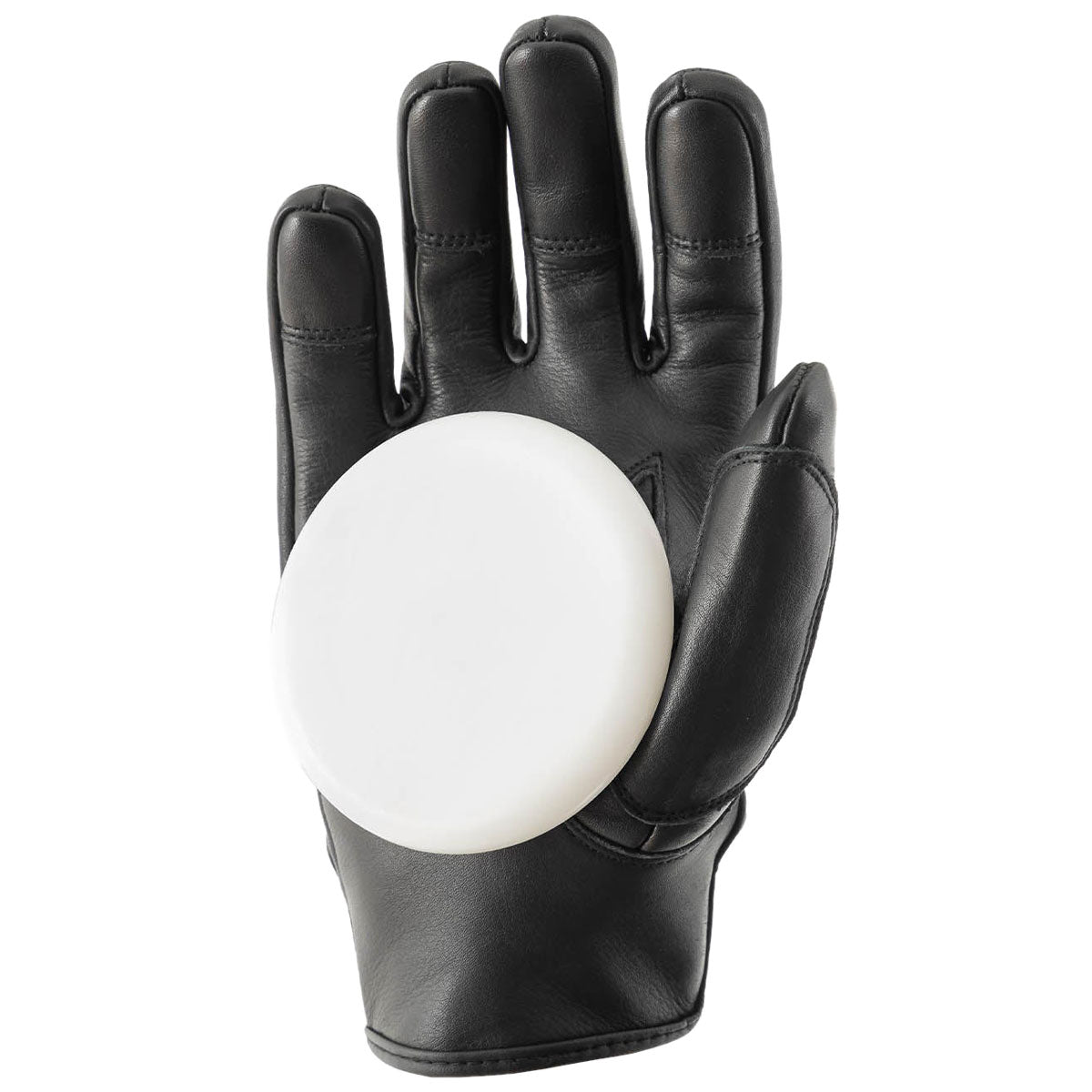 Landyachtz Leather Freeride Slide Gloves & Pucks - Black image 3