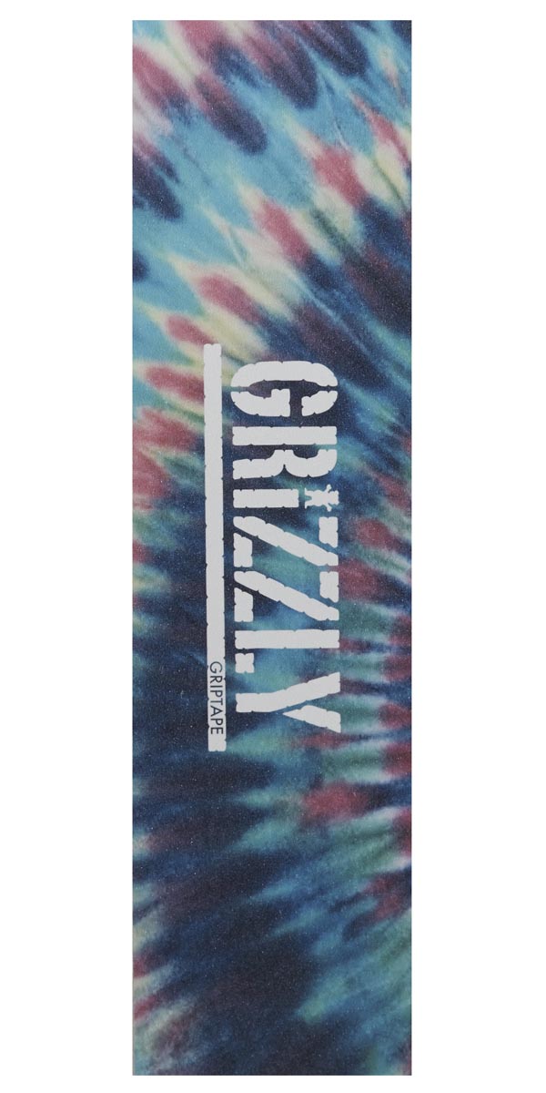 Grizzly Tie Dye Stamp Grip tape - Blue image 1
