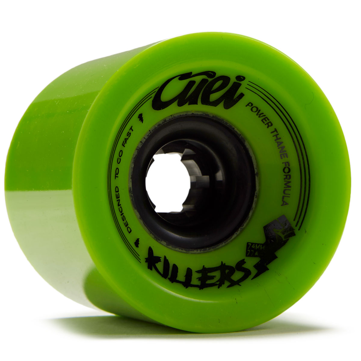 Cuei Killers DH 77a Longboard Wheels - Green - 74mm image 1