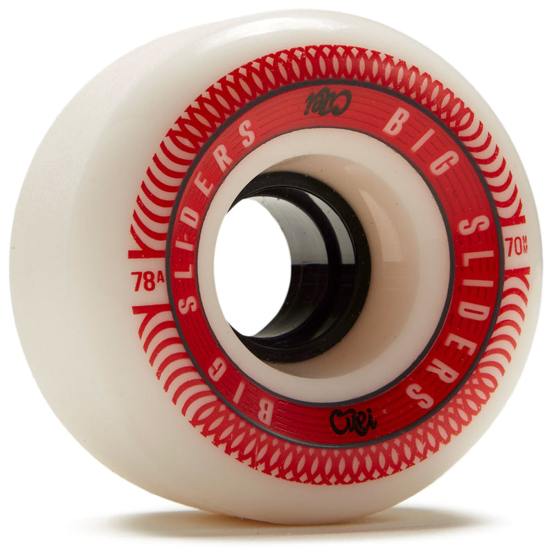 Cuei Big Sliders 78a Stoneground Longboard Wheels - White - 70mm