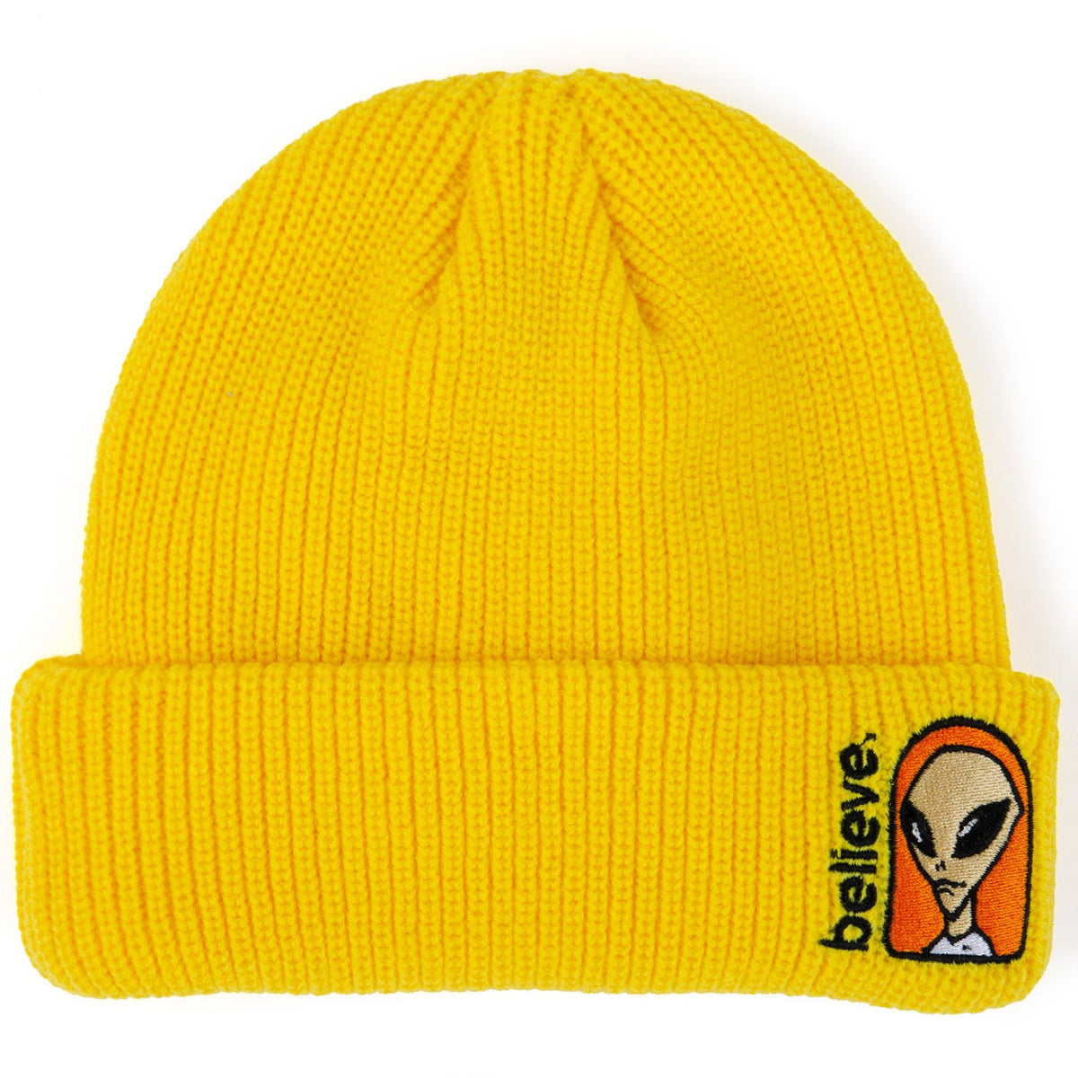 Alien Workshop Believe Embroidered Beanie - Gold image 1