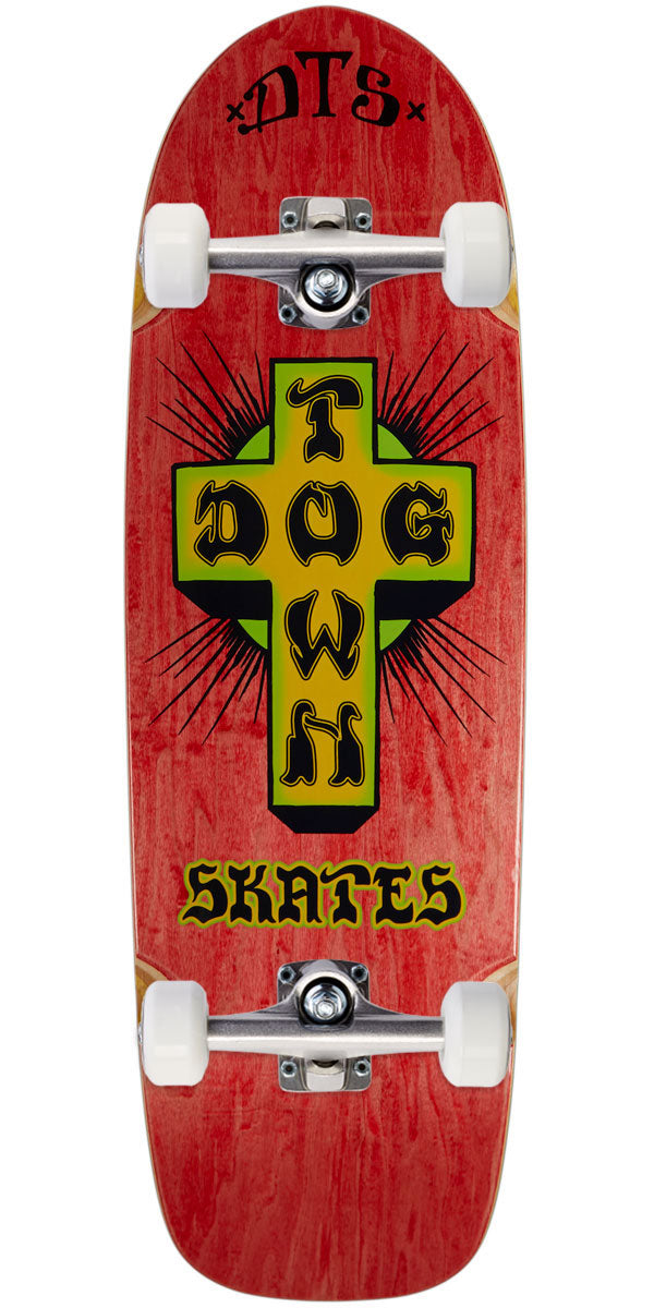 Dogtown Biggest Boy Skateboard Complete - Red Stain - 10.00