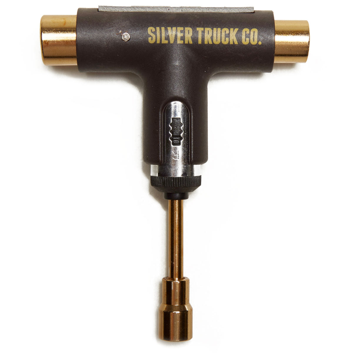 Silver Premium Skateboard Tool - Brown/Gold