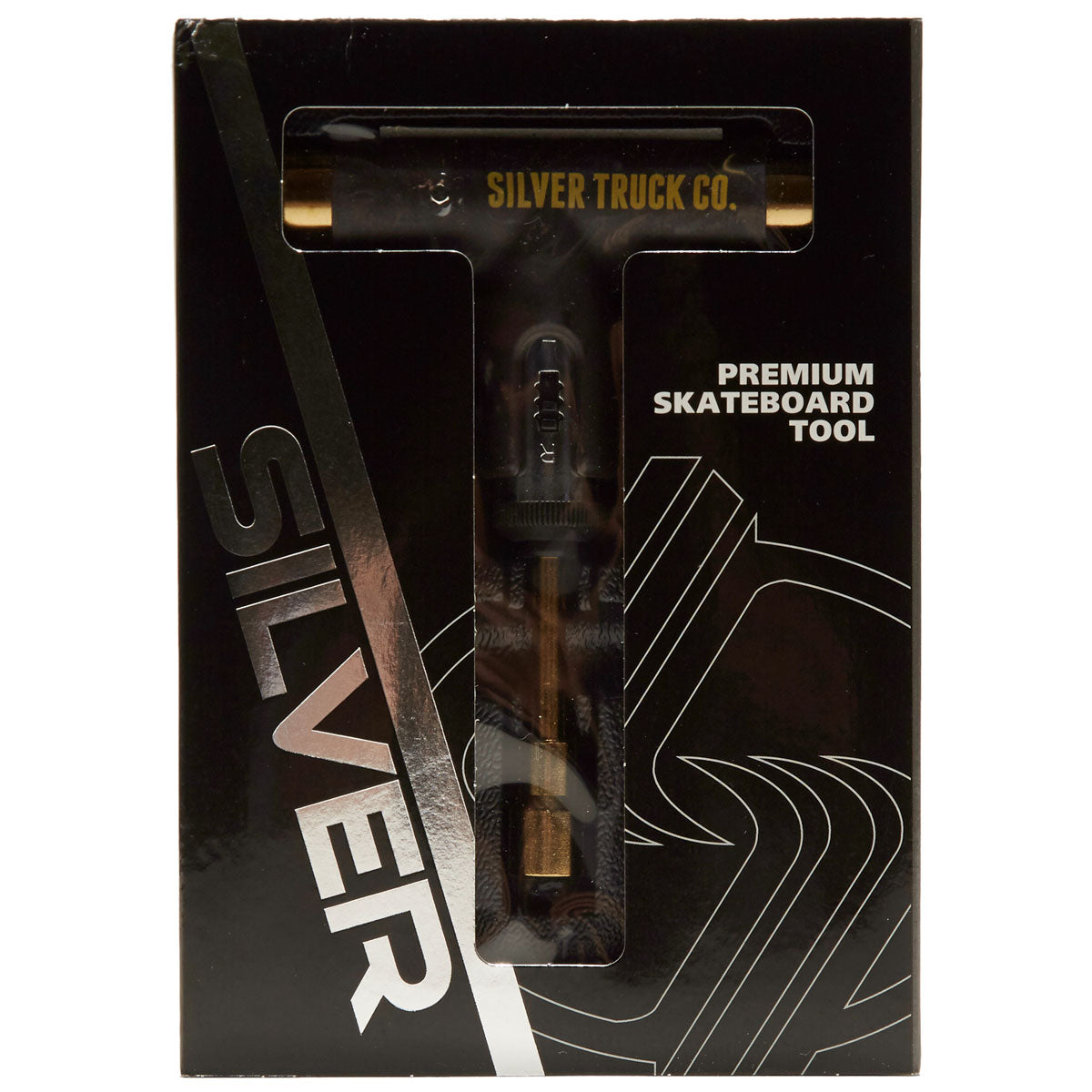 Silver Premium Skateboard Tool - Brown/Gold image 4