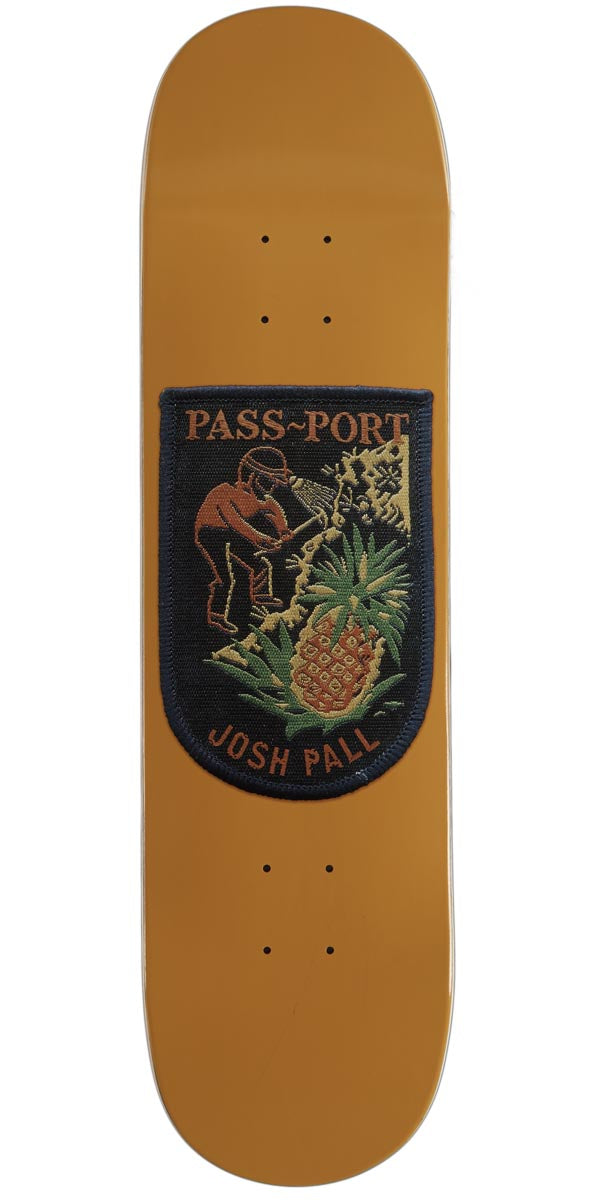 Passport Patch Skateboard Deck - Josh - 8.125