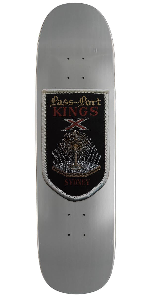 Passport Patch Skateboard Deck - Kings X Softie - 8.625
