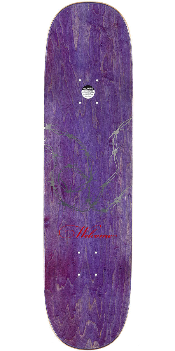 Welcome Cowgirl Ryan Townley Skateboard Deck - Red/Silver Foil - 8.25