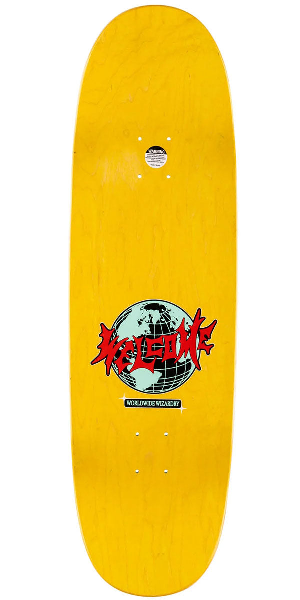 Welcome Mace On A Boline 2.0 Skateboard Deck - Teal Glitter - 9.50
