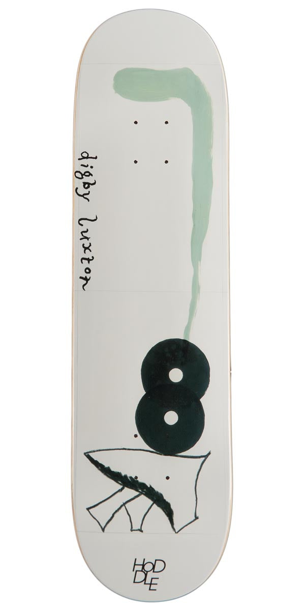 Hoddle Digby Luxton Trifid Skateboard Deck - White - 8.25