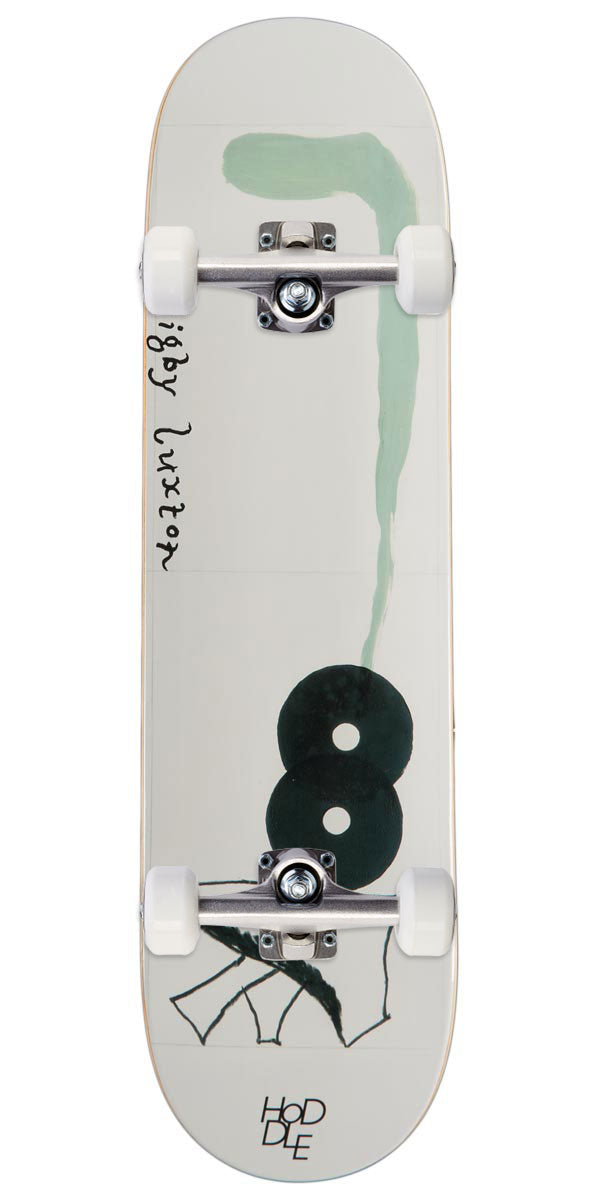 Hoddle Digby Luxton Trifid Skateboard Complete - White - 8.25