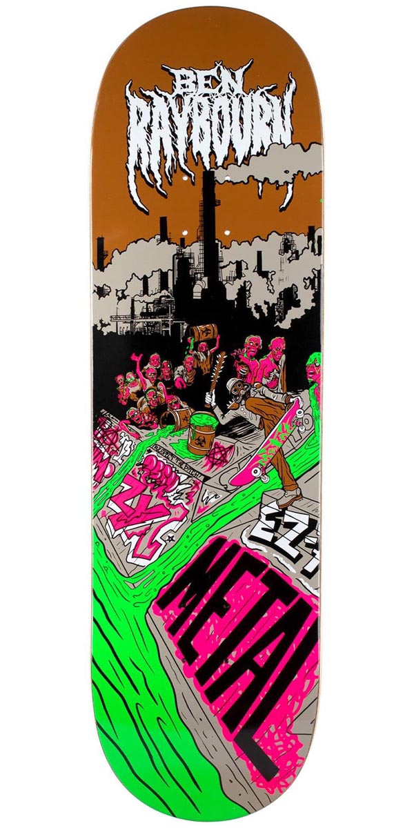 Metal Raybourn Toxic Ditch Skateboard Deck - 9.00
