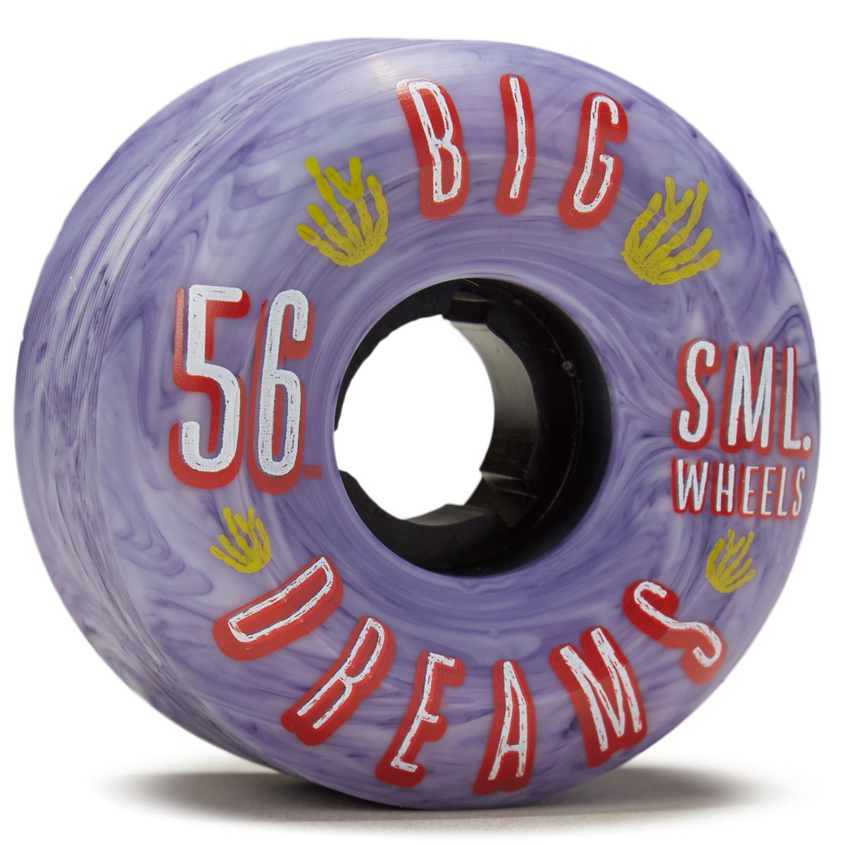 SML Succulent Cruisers 92a Skateboard Wheels - Navy/White Swirl - 56mm image 1