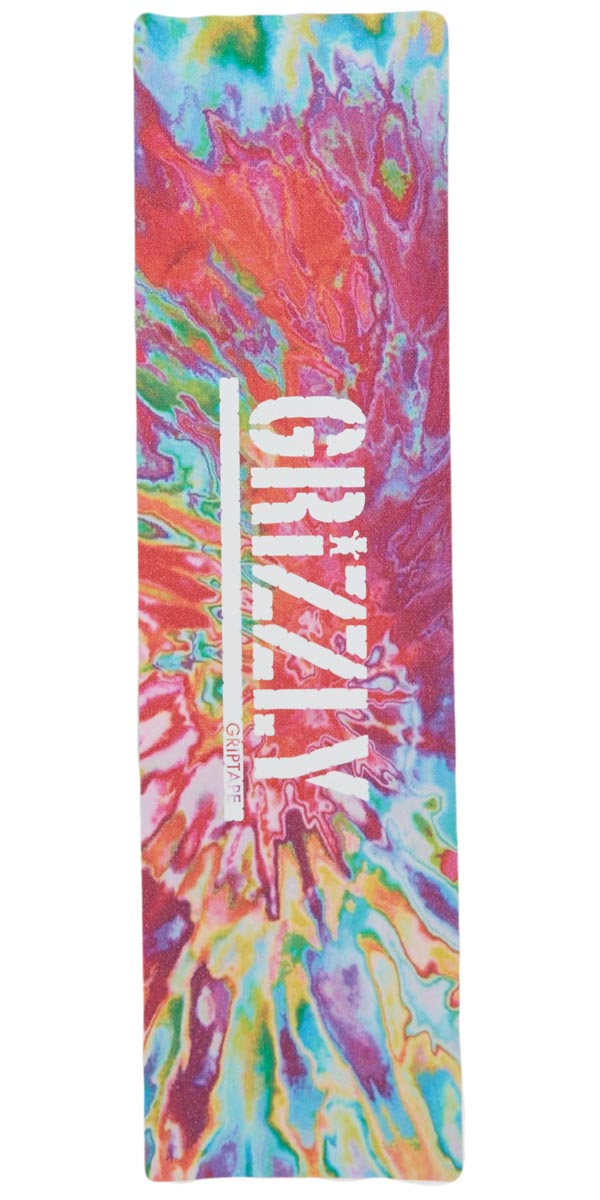 Grizzly Tie Dye Stamp Spring 24 Grip tape - Acid Wash image 1