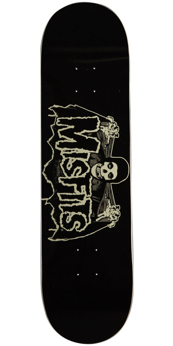 Zero x Misfits 1st Edition Bat Skateboard Deck - Glow In The Dark - 8.25