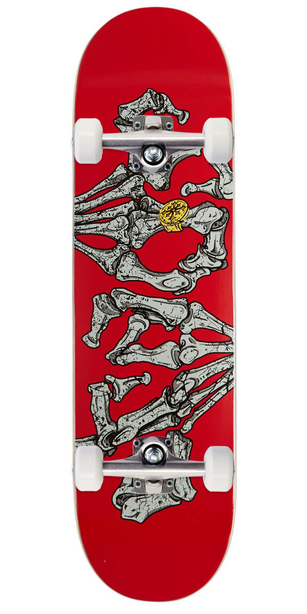 Disorder Hands Chaos Skateboard Complete - Red - 8.38