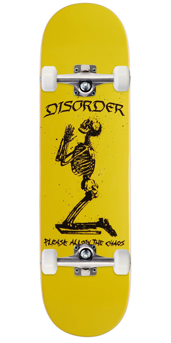Disorder PATC Skateboard Complete - Yellow - 8.25