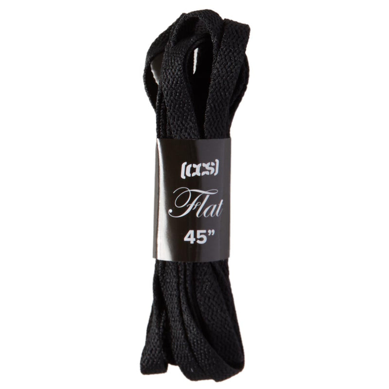 CCS Flat Shoelaces - Black