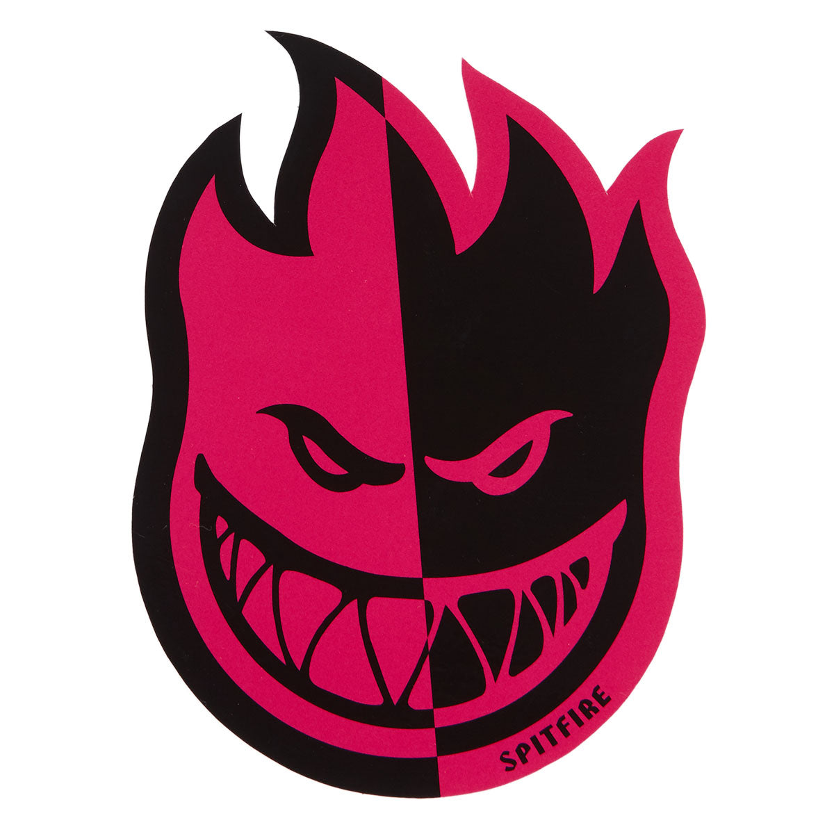 Spitfire Two Tone Bighead Fill Sticker - Maroon/Black image 1