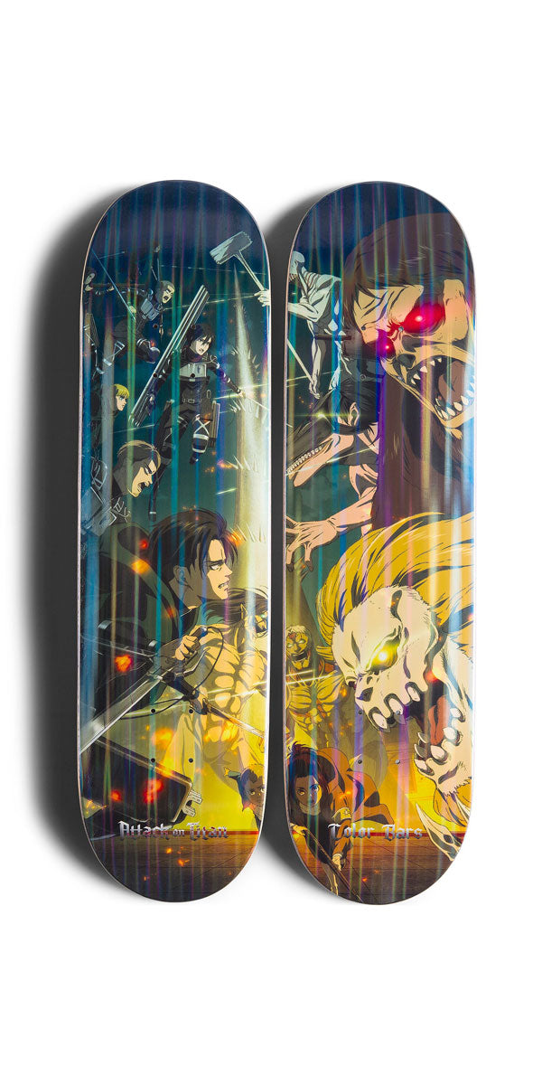 Color Bars x Attack On Titan Battle 2 Deck Set - 8.25