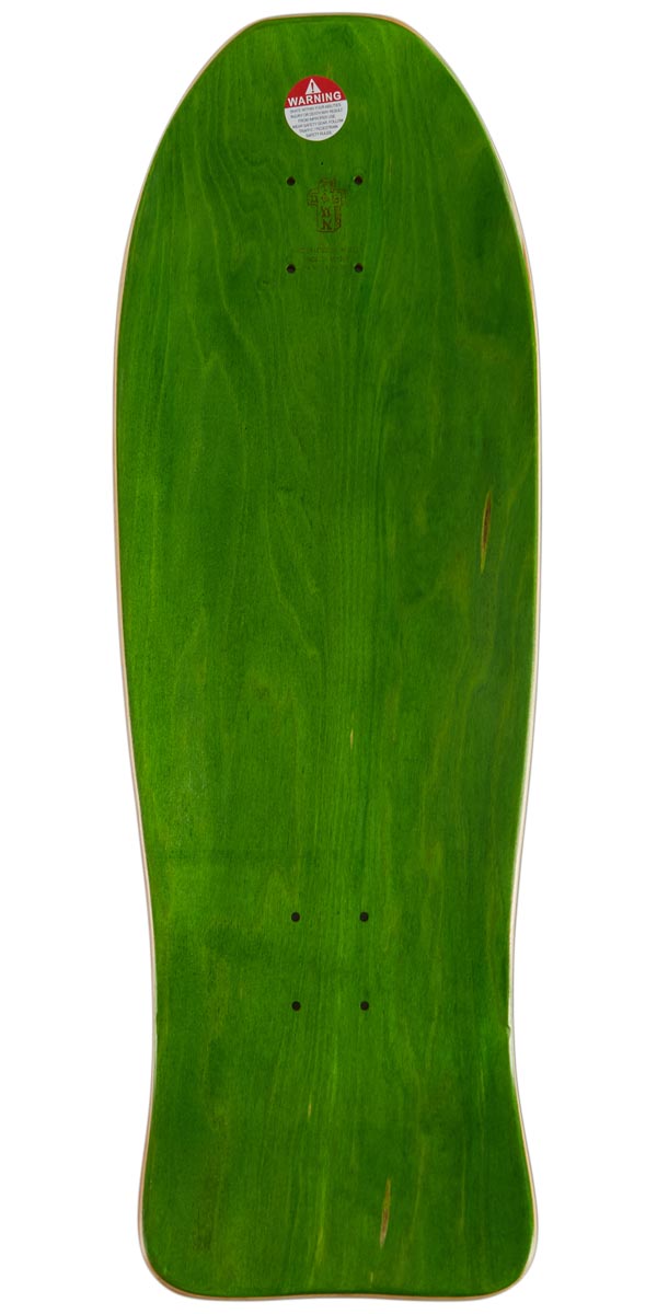 Dogtown Stonefish Reissue Skateboard Deck - Lime Stain/Black Fade - 10.125