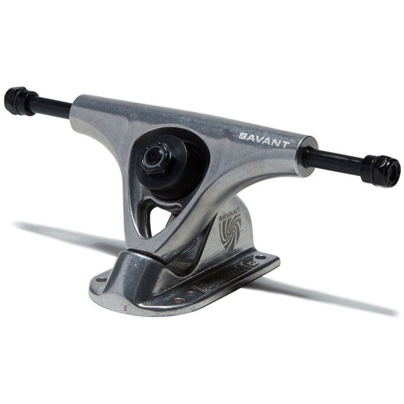 Paris Savant 125mm/135mm Convertible 50 Degree Longboard Trucks - Polished Silver