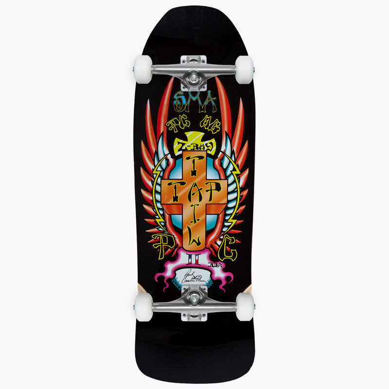 Santa Monica Airlines PC Skateboard Complete - Black Formica - 9.50