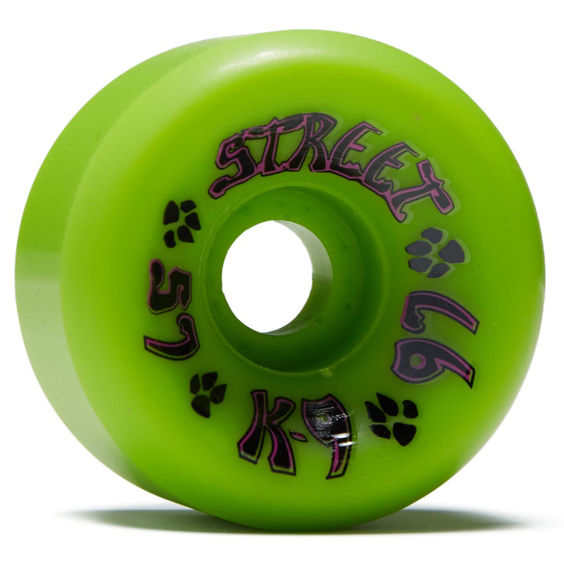 Dogtown K-9 97a Skateboard Wheels - Lime Green - 57mm