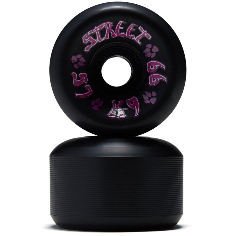 Dogtown K-9 99a Skateboard Wheels - Black - 57mm