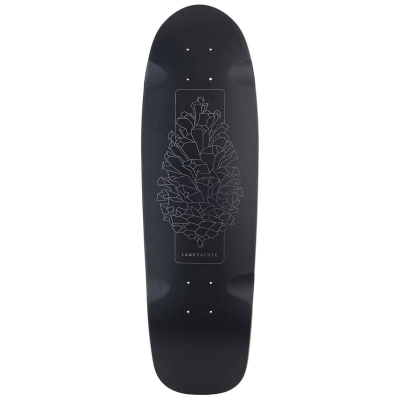 Landyachtz Dinghy Blunt Pinecone Longboard Cruiser Deck - Black/White