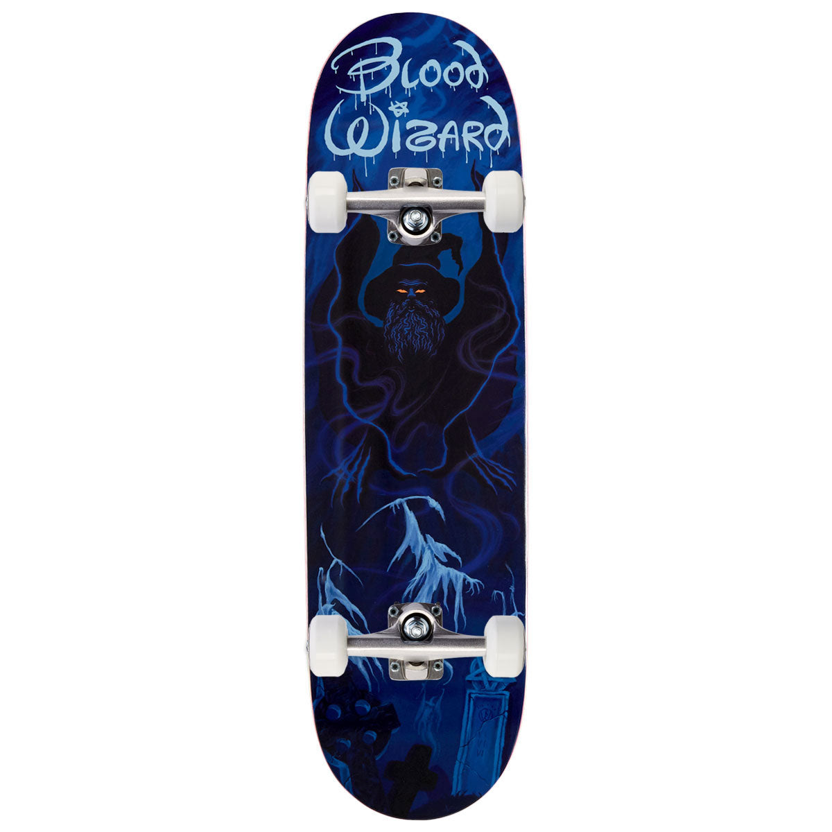 Blood Wizard Darktasia Knight On Beard Mountain Skateboard Complete - 9.00